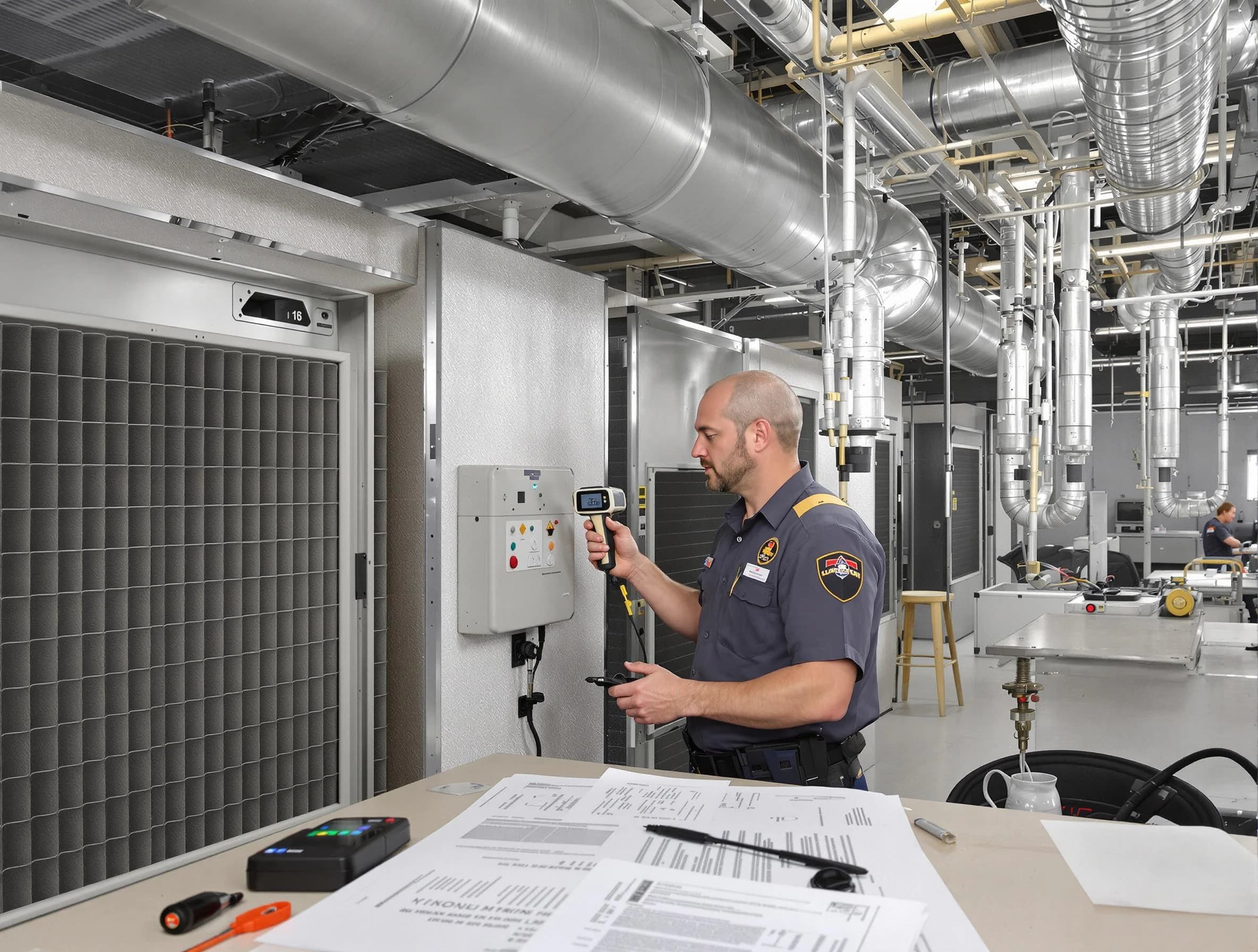 Professional filter system inspection by Highland Lakes Air Duct Cleaning in Highland Lakes