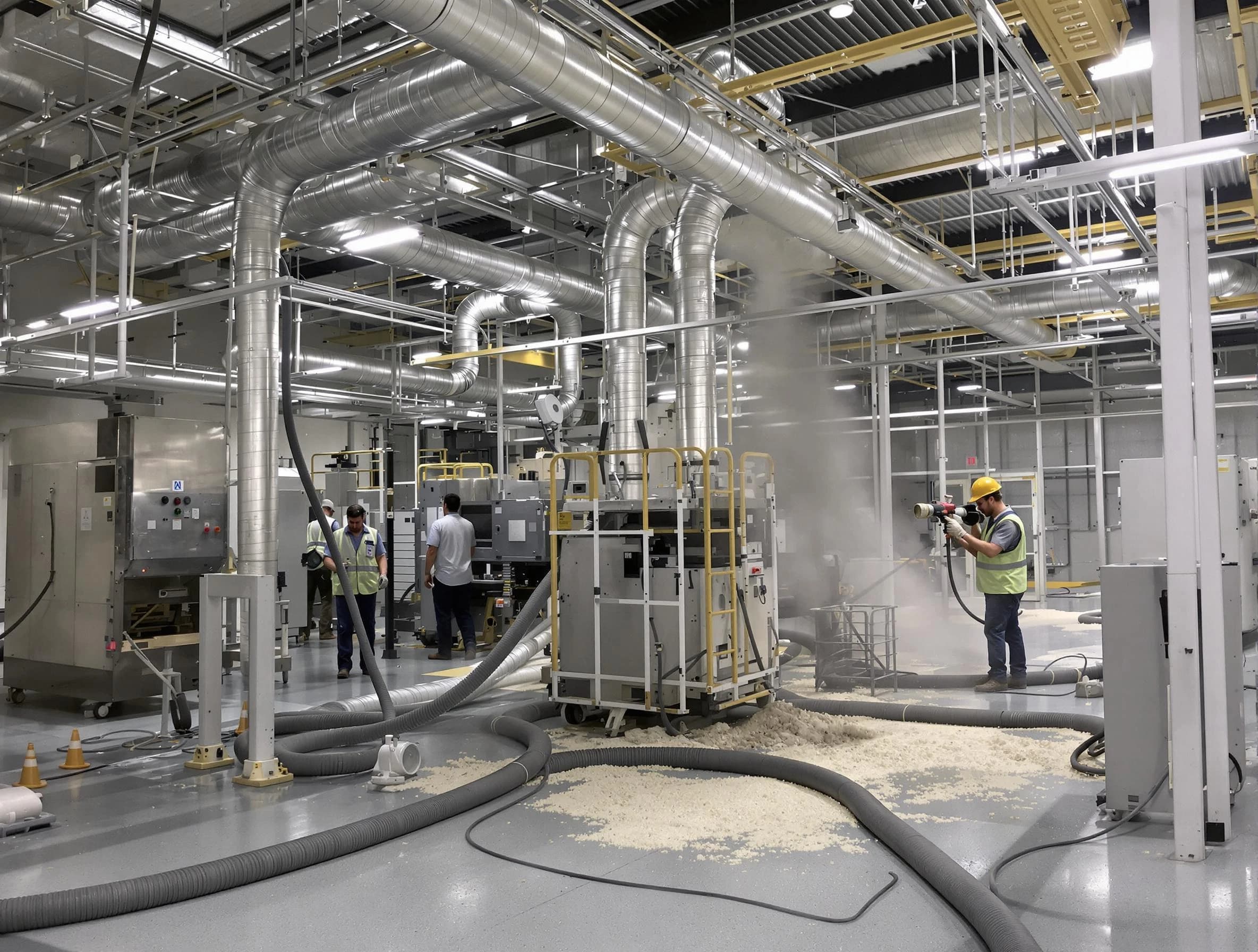 Heavy-duty industrial duct cleaning by Highland Lakes Air Duct Cleaning in Highland Lakes