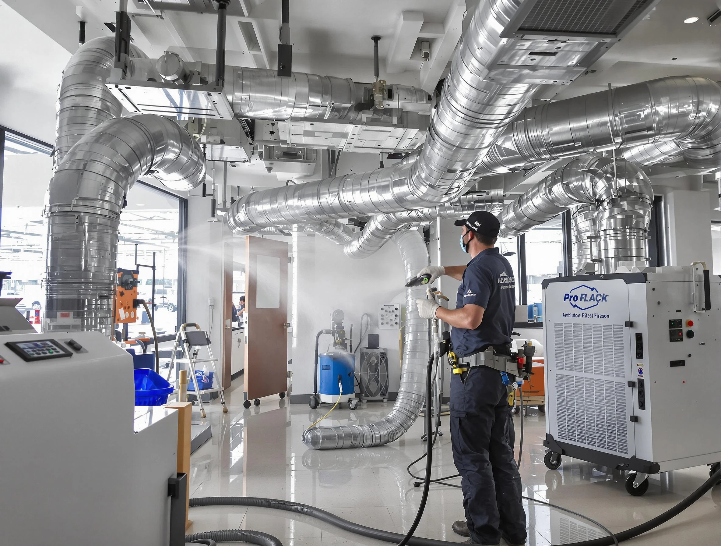 Negative Pressure Air Duct Cleaning in Highland Lakes