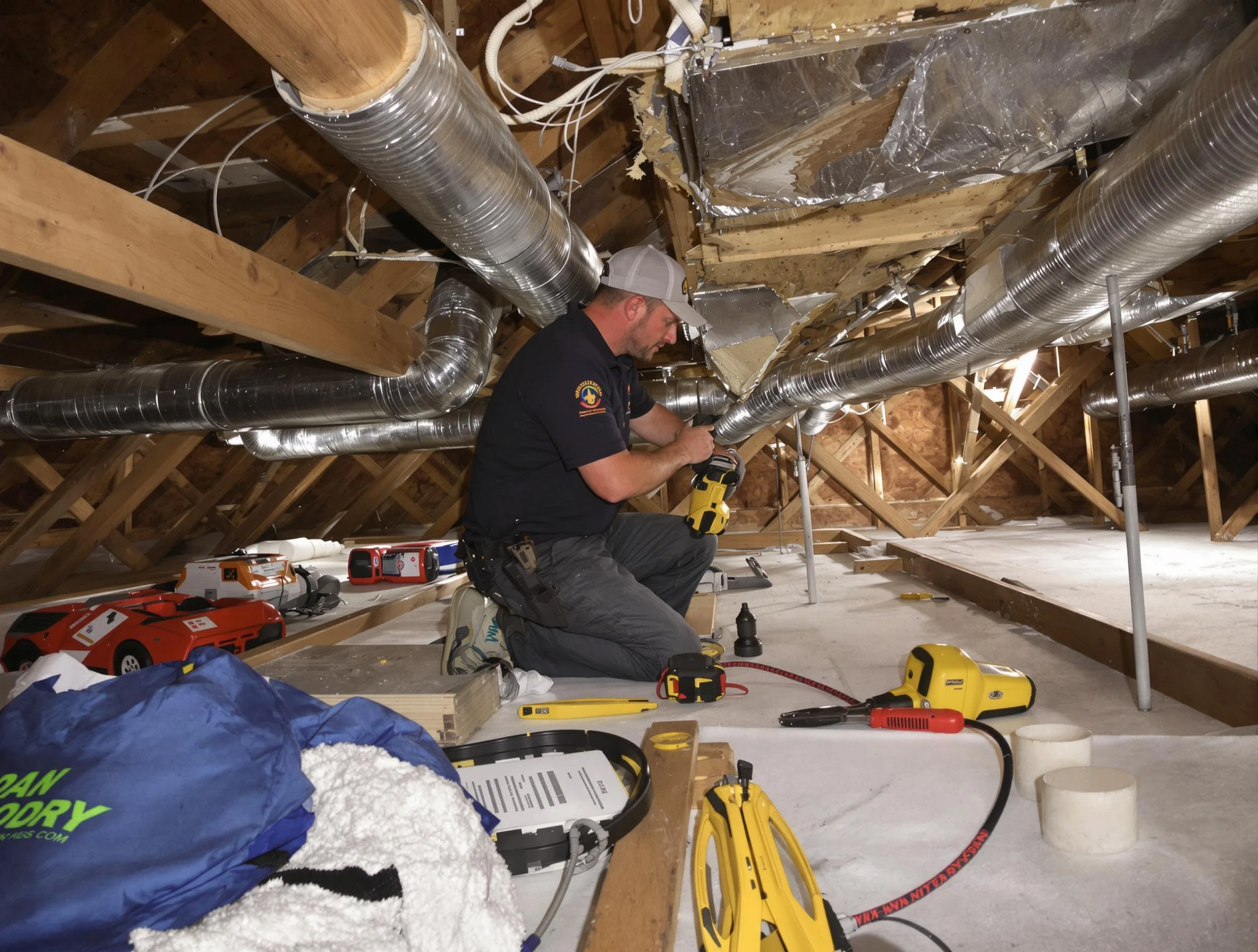 Professional air duct repair by Highland Lakes Air Duct Cleaning in Highland Lakes