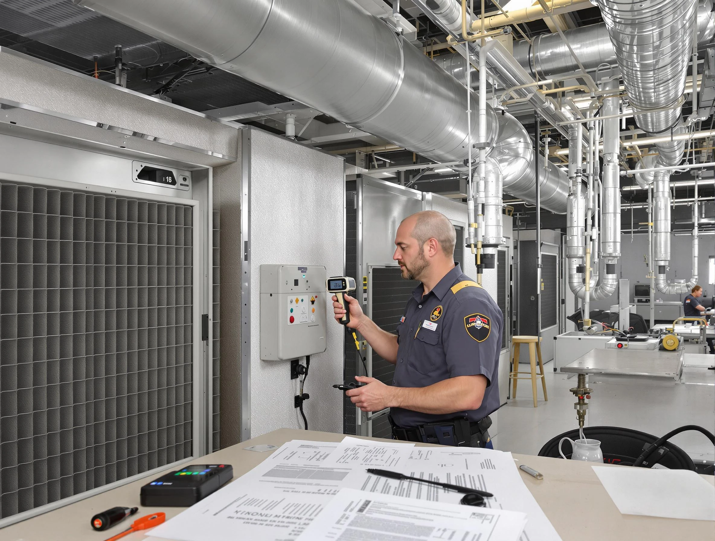 Professional filter system inspection by Highland Lakes Air Duct Cleaning in Highland Lakes