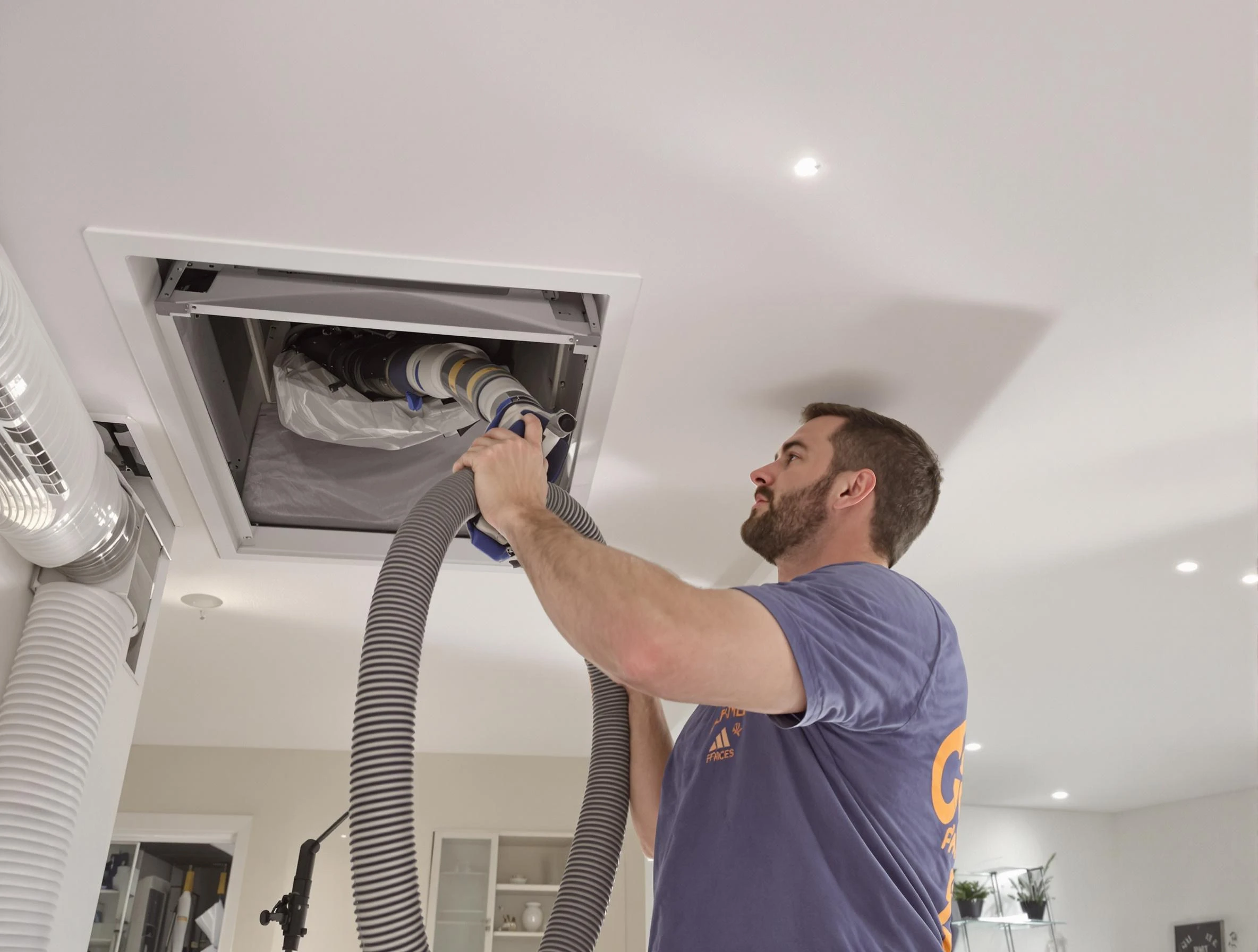 Precision indoor duct cleaning by Highland Lakes Air Duct Cleaning in Highland Lakes